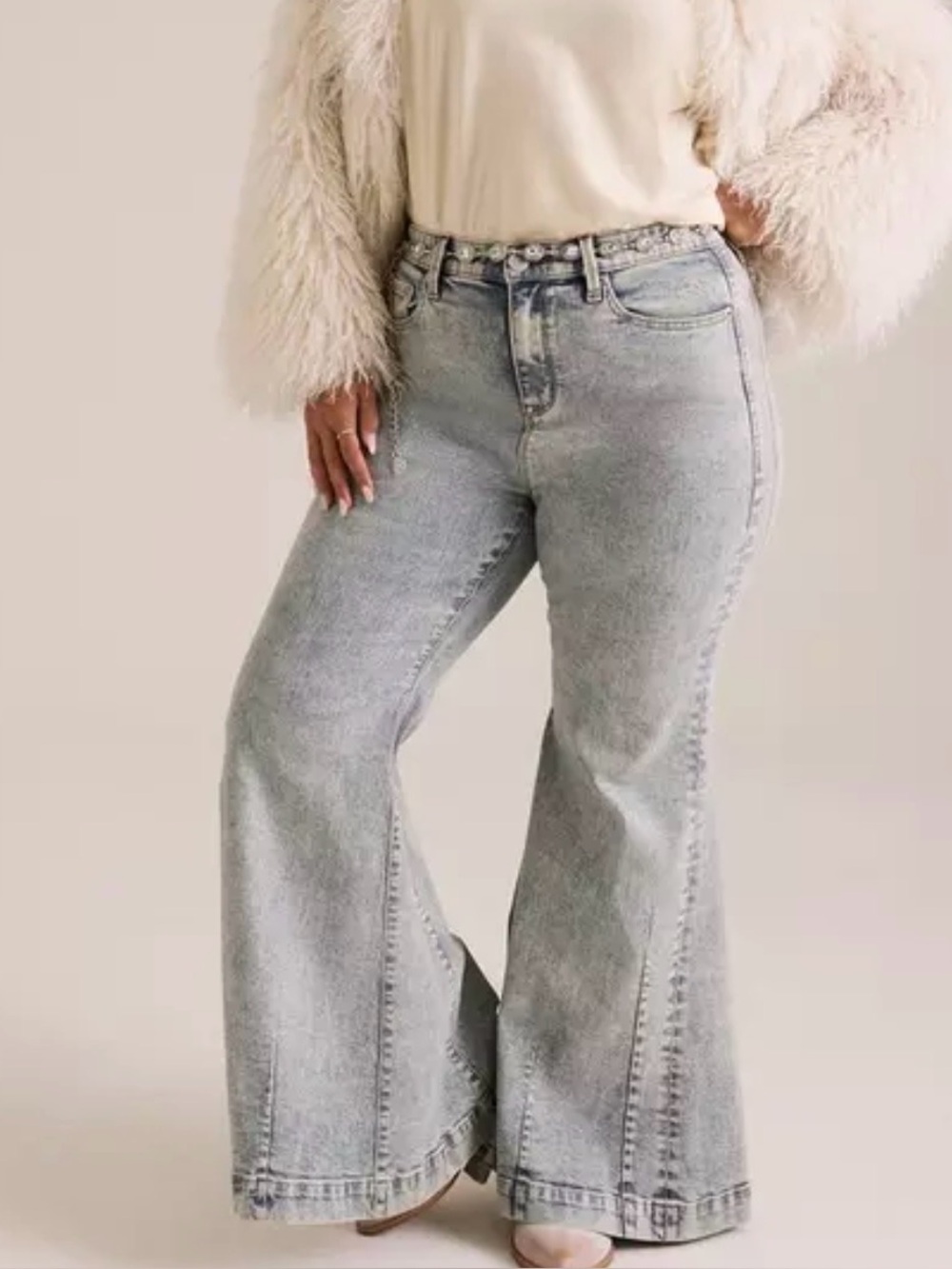 torrid Light Wash Wide Leg Jeans